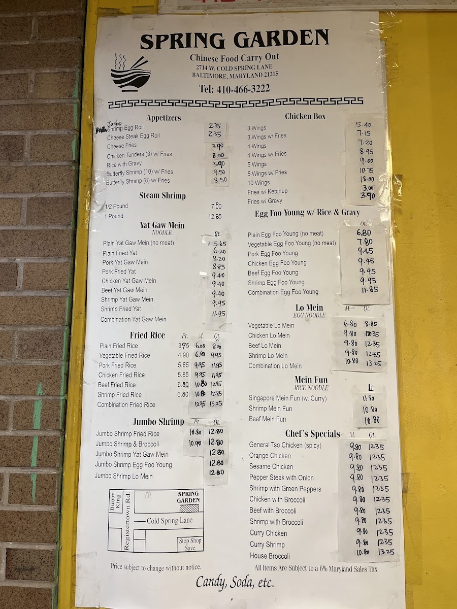 Spring Garden Carry Out